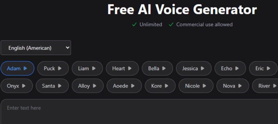 Các công cụ tạo giọng nói AI miễn phí của Voice-Generator