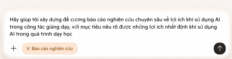 Copilot xác định mục tiêu nghiên cứu