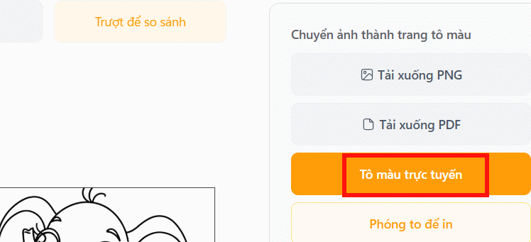 Tô màu trực tuyến trên ColoringBook