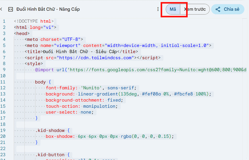 Tải game đuổi hình bắt chữ trên Gemini