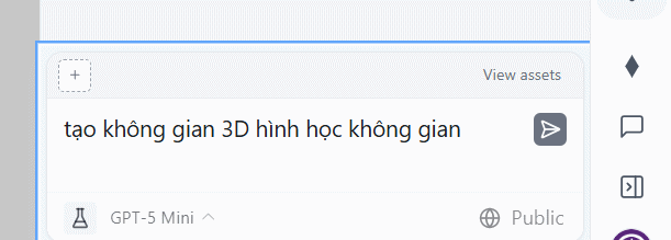 Tạo không gian 3D trên Websim