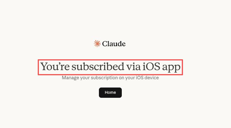 Nếu đăng ký qua ứng dụng iOS, bạn phải hủy Claude Pro trực tiếp thông qua cài đặt thiết bị Apple của mình.