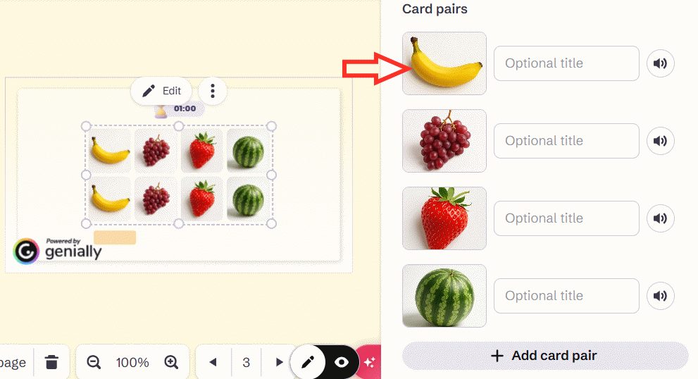 Đổi lại ảnh ghép cặp