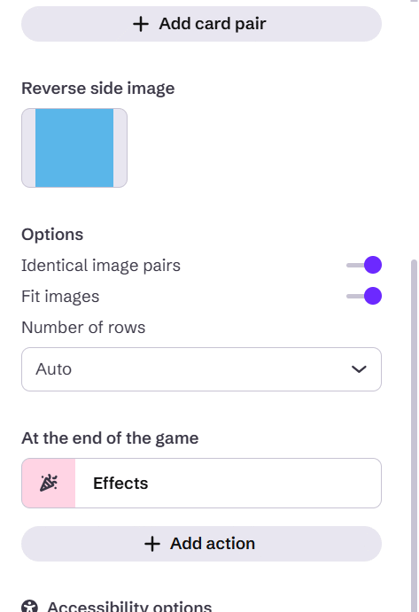 Chỉnh game ghép cặp