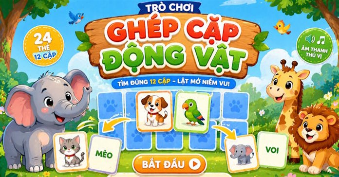 Hướng dẫn tạo game ghép cặp trên Gemini