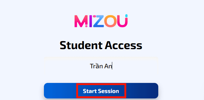 Học sinh dùng chatbot trên Mizou