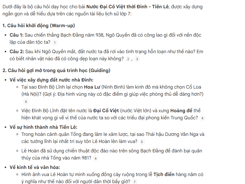 Prompt theo tiến trình bài học