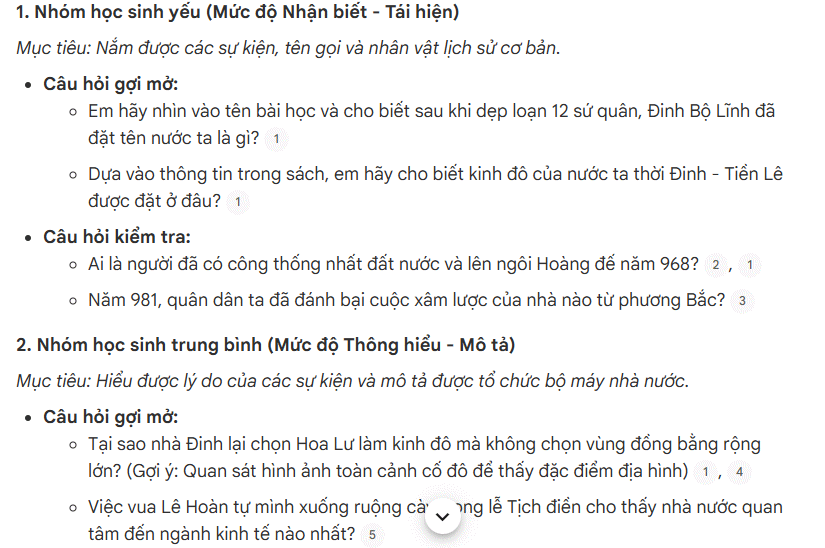 Prompt phân hóa học sinh