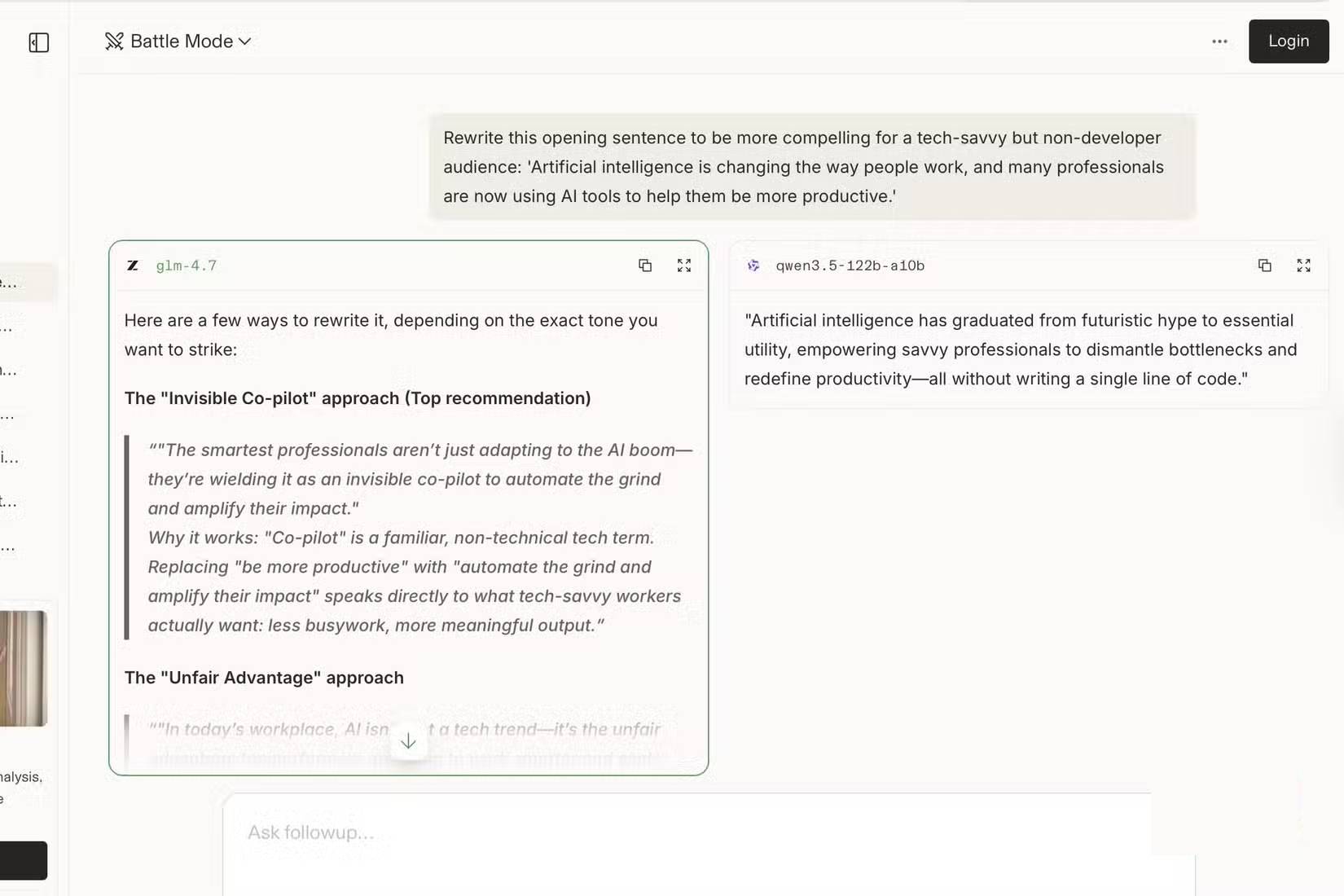 Trận chiến chatbot AI trên Chatbot Arena sau khi bình chọn
