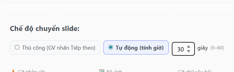 Thiết kế thời gian trò chơi thể dục ABC