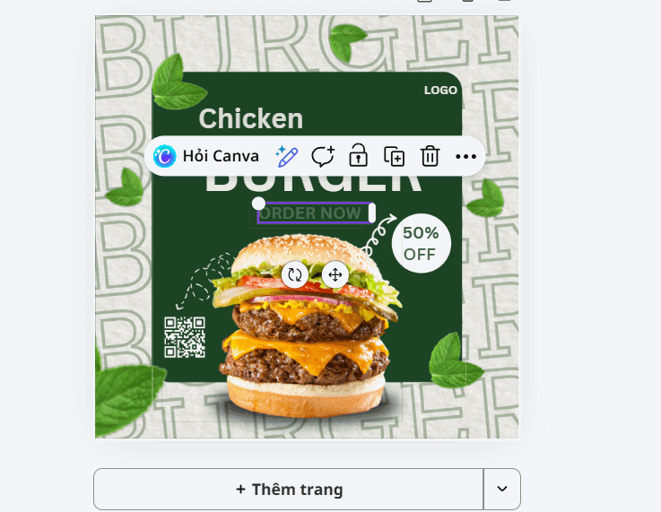 Codia AI Canva chỉnh thiết kế