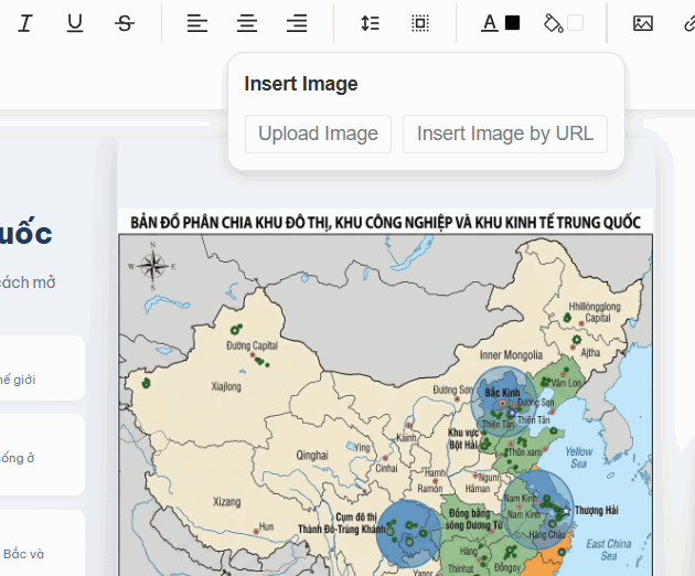 Tải ảnh cho Slides trên Genspark AI