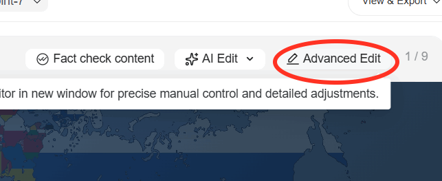 Chỉnh sửa Slides trên Genspark AI