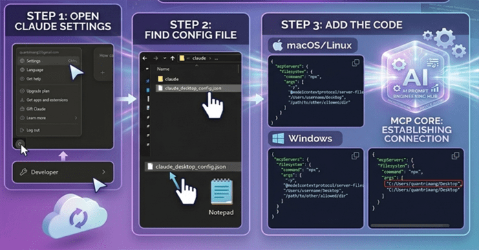 Cách kết nối MCP Server Filesystem với Claude Desktop