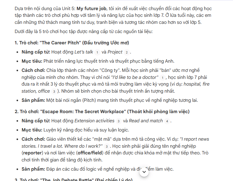 Prompt chuyển thành trò chơi NotebookLM