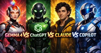 So sánh các mô hình AI Gemma 4, ChatGPT, Claude và Copilot