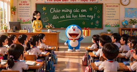[Video] Hướng dẫn tạo video mèo Doraemon mở đầu tiết học