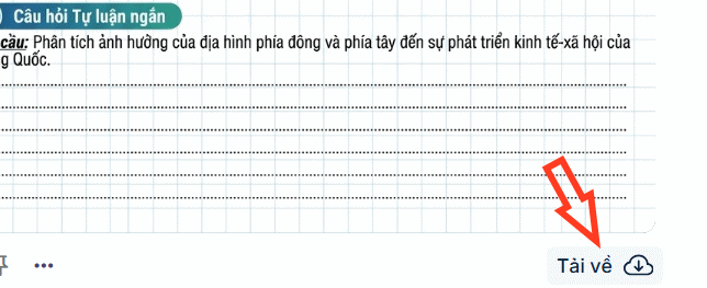 Tải phiếu bài tập trên Iron AI