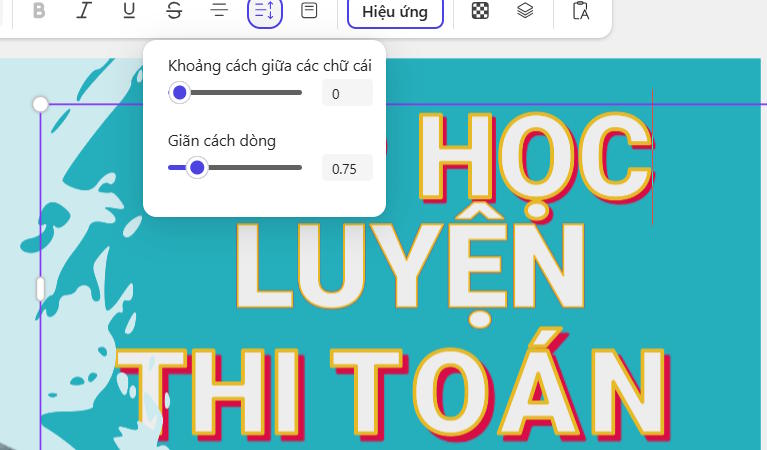 Chọn màu chữ đăng Facebook Microsoft Designer