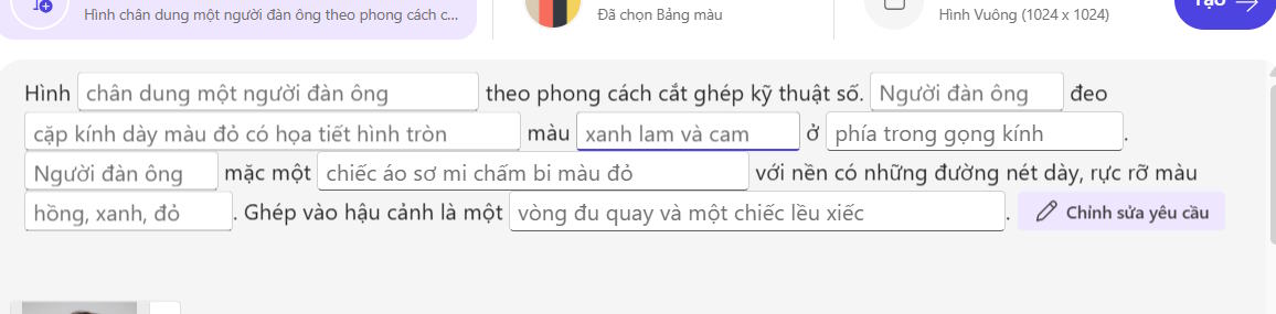 Đổi lại mẫu lệnh