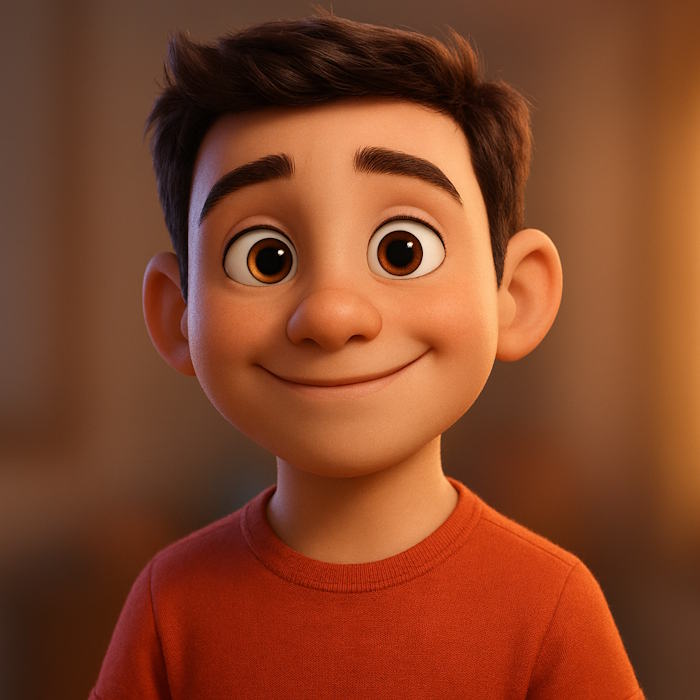 Phong cách hoạt hình Disney / Pixar vibe