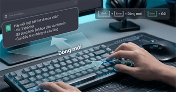 Bí kíp xuống dòng trong ChatGPT mà không bị gửi nhầm Prompt