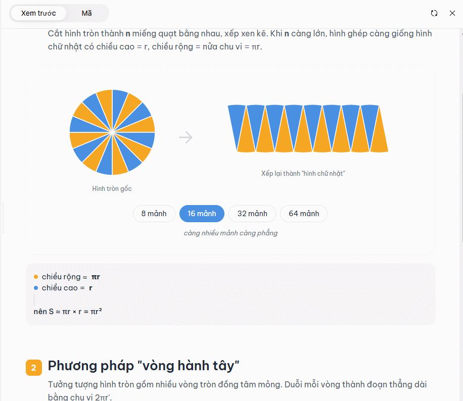 Mô phỏng trực quan trên Meta AI