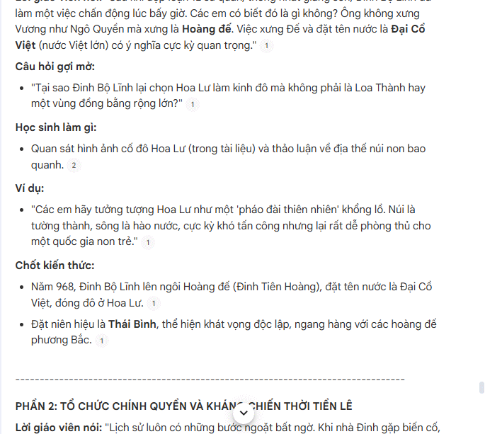 Prompt chuẩn theo mẫu tạo bài giảng trên NotebooLM