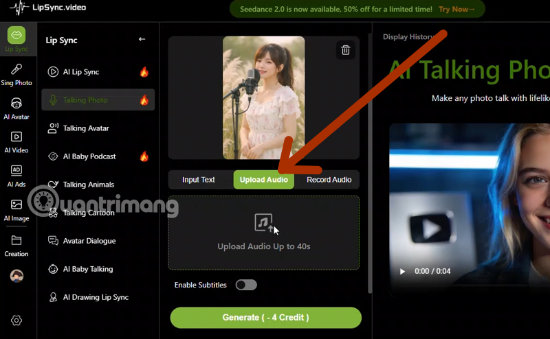 làm video hát nhép AI