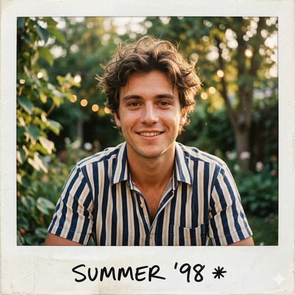 Chân dung phong cách Polaroid cổ điển