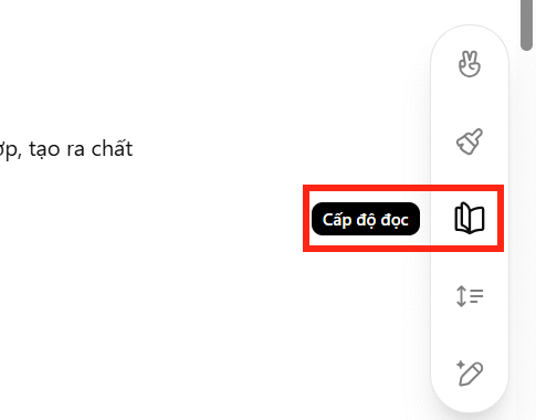 Chọn cấp độ học kiến thức trên ChatGPT