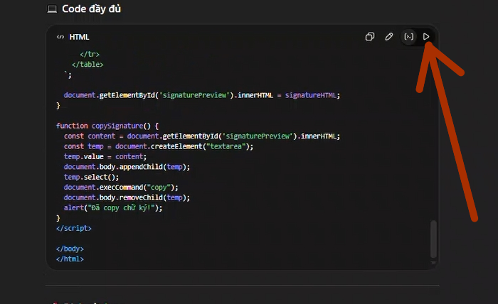 công cụ tạo chữ ký AI