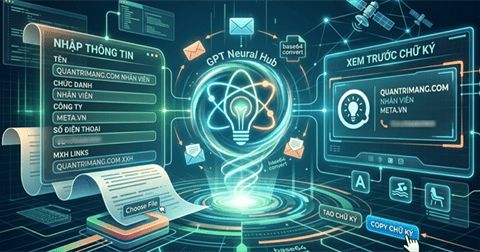 Hướng dẫn tạo Công cụ tạo chữ ký Email bằng ChatGPT