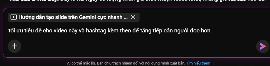 Câu hỏi gợi ý cho video 