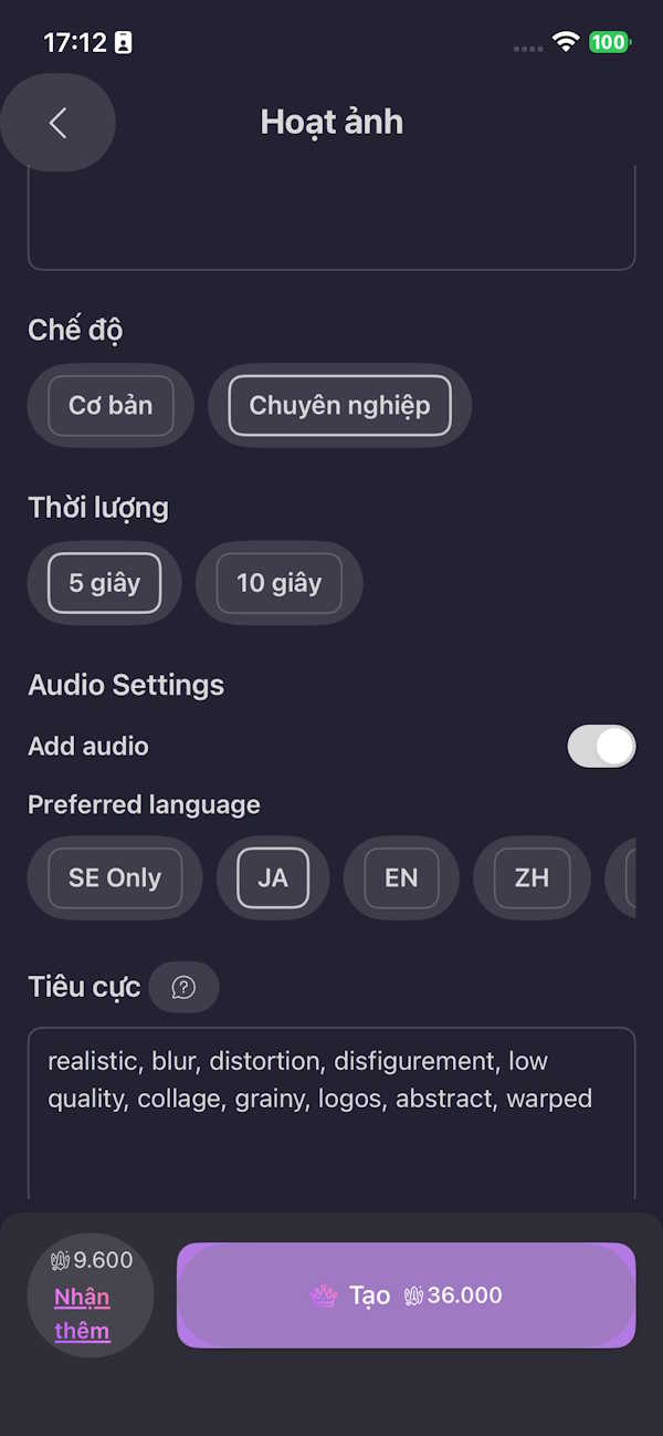 Tạo chuyển động ảnh anime 