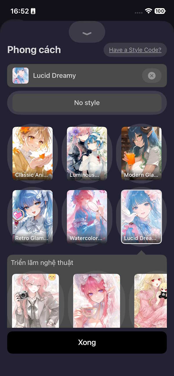 Phong cách tạo ảnh anime 