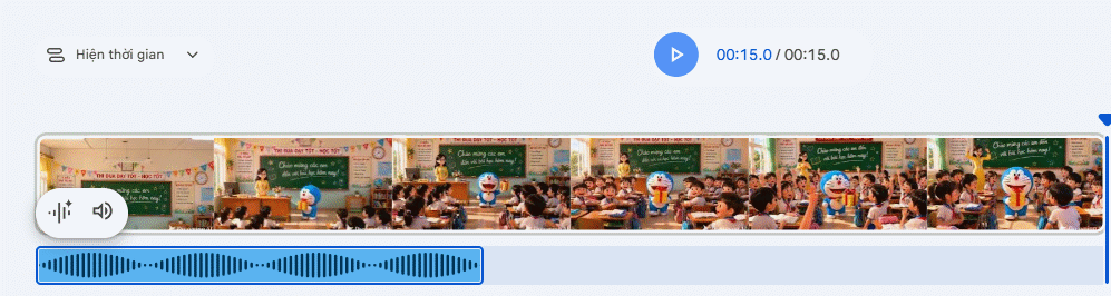 Lồng tiếng AI video Google Vids
