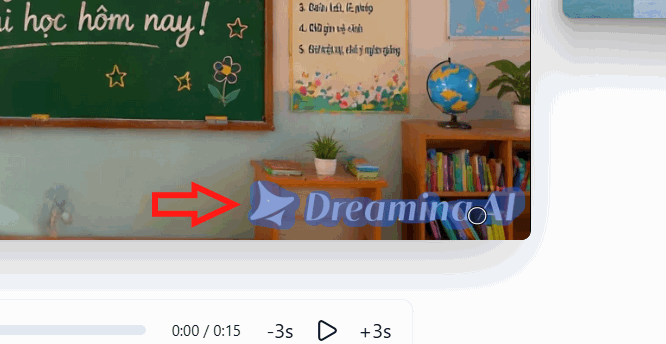 Tự chọn logo cần xóa trên Magic Eraser