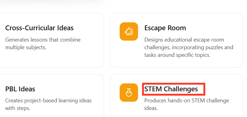 STEM Challenges Alayna AI