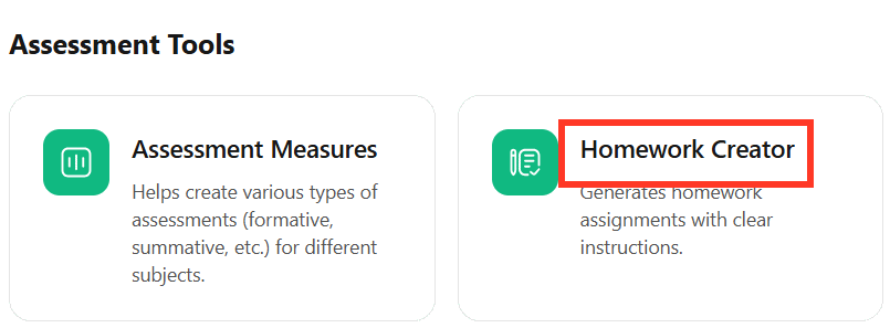 Homework creator Alayna AI