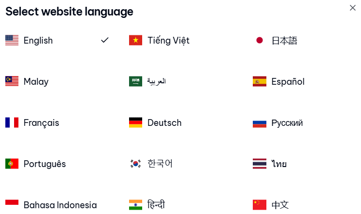 Giao diện tiếng Việt Doctranslate.io