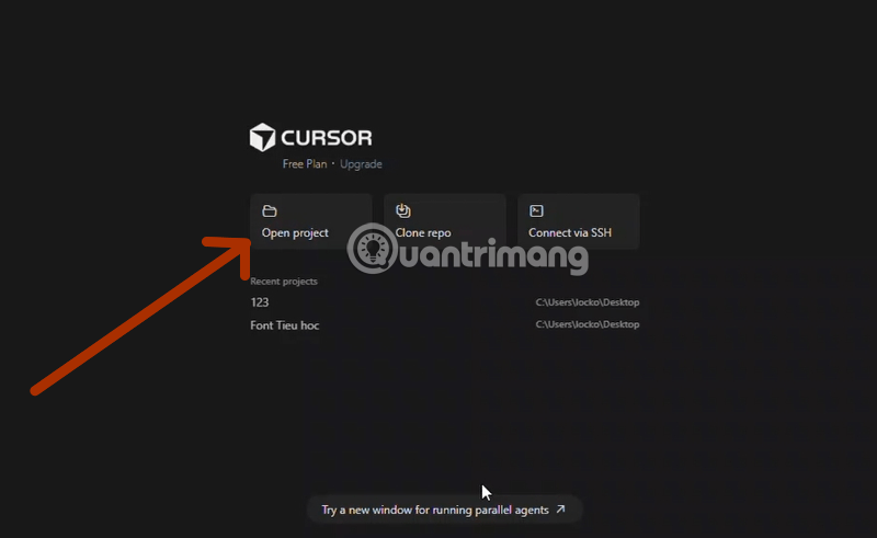 tạo quy luật trên cursor cho folder
