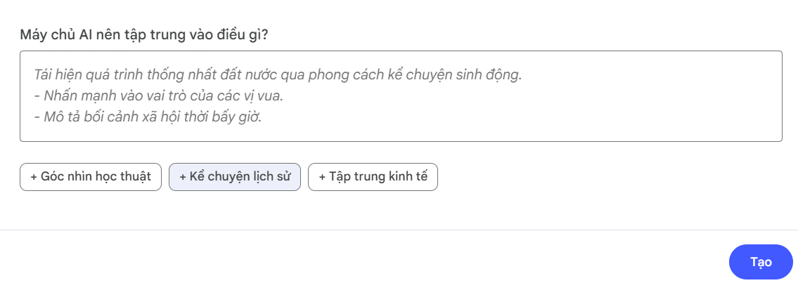 Mô tả nội dung video tạo bằng NotebookLM