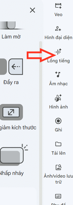 Lồng tiếng tạo video Google Vids