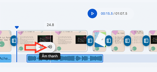 Chỉnh hiệu ứng giọng nói trong video Google Vids