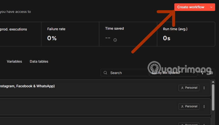 hướng dẫn sử dụng template trên n8n
