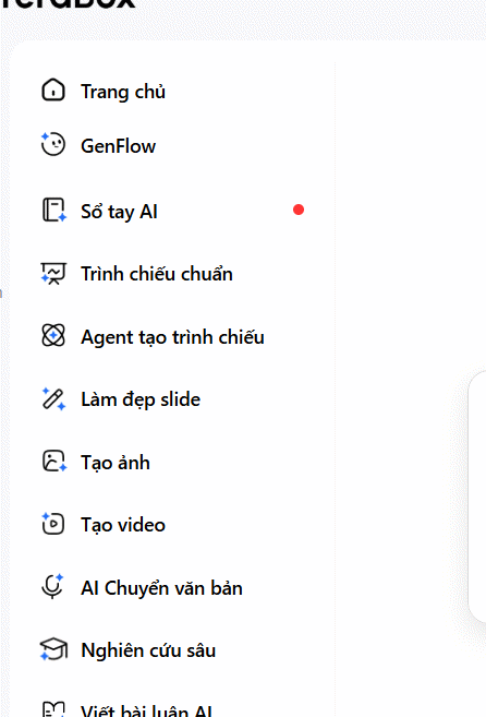 Làm đẹp slide trên TeraBox