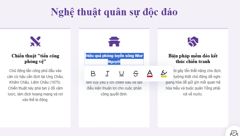 Chỉnh sửa nội dung thuyết trình trên TeraBox
