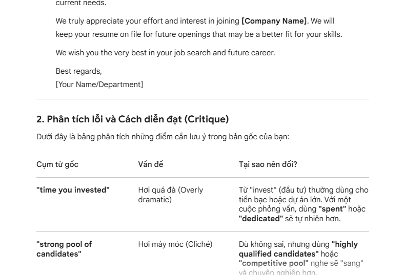 Câu lệnh trợ lý Gemini viết email, báo cáo, tin nhắn chuyên nghiệp