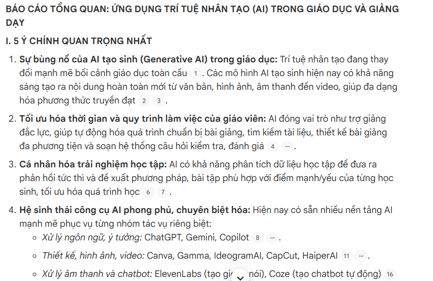 Prompt tóm tắt nhanh PDF gửi cấp trên